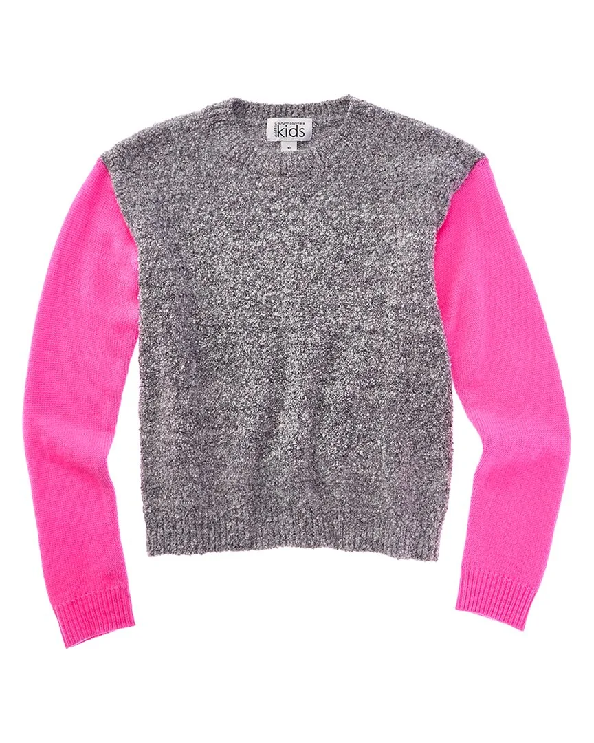 Italian Mixed Media Colorblocked Wool & Cashmere-Blend Sweater by Autumn Cashmere
