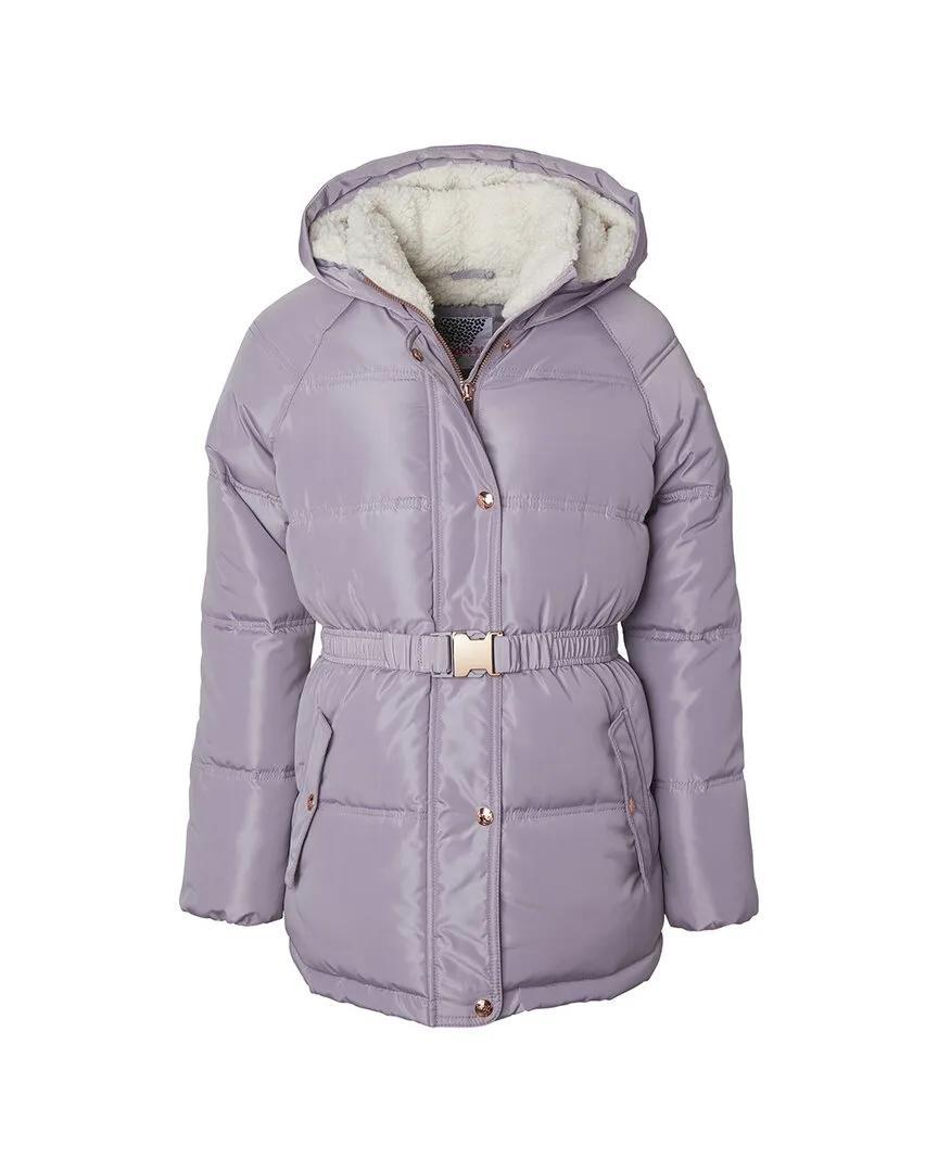 Girl Belted Puffer Jacket by Kensie