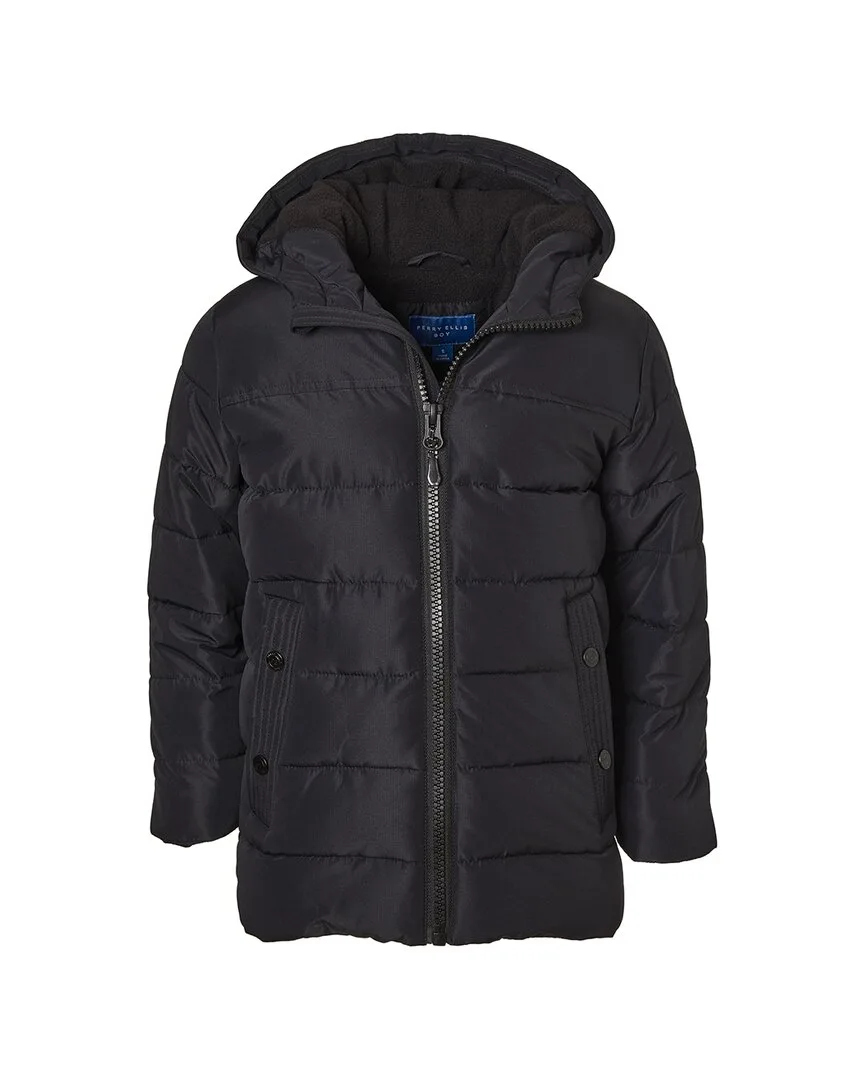 Solid Ripstop Puffer Jacket by Perry Ellis