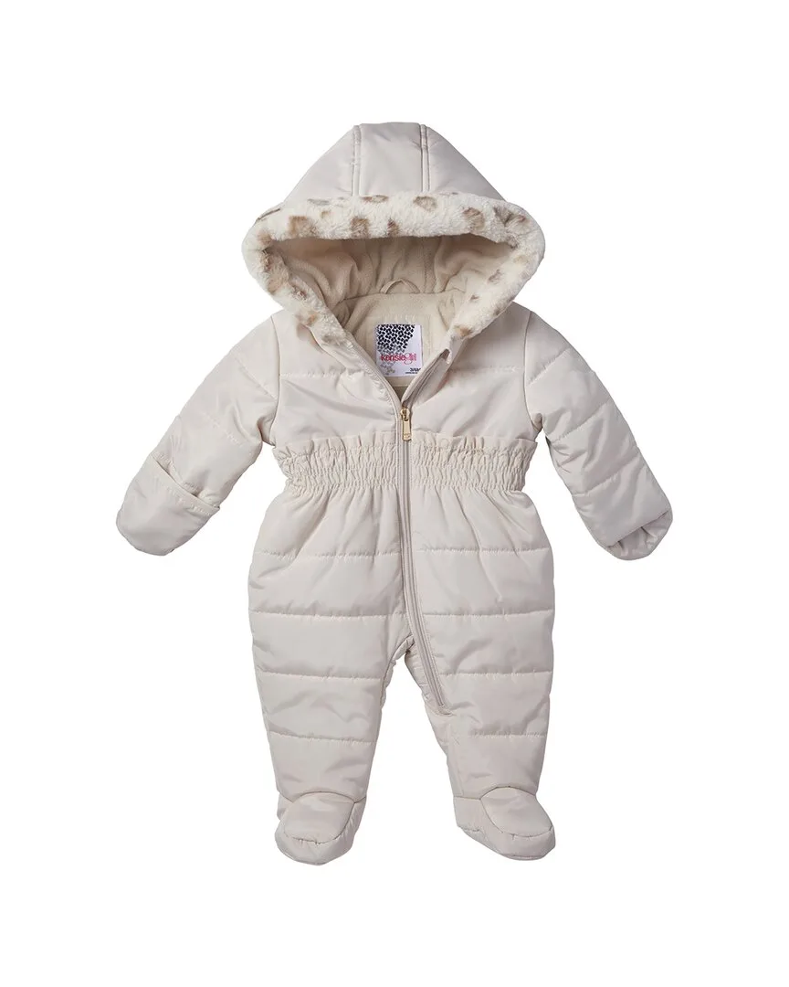 Girl Snow Leopard Trim Pram by Kensie