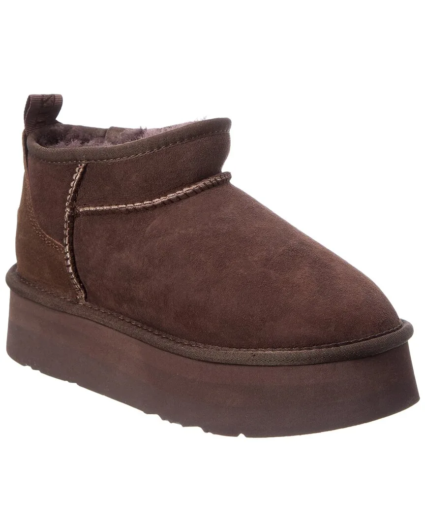 Cosy Ultra Suede Platform Boot by Australia Luxe Collective