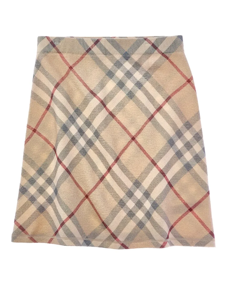 Wool Skirt by Burberry