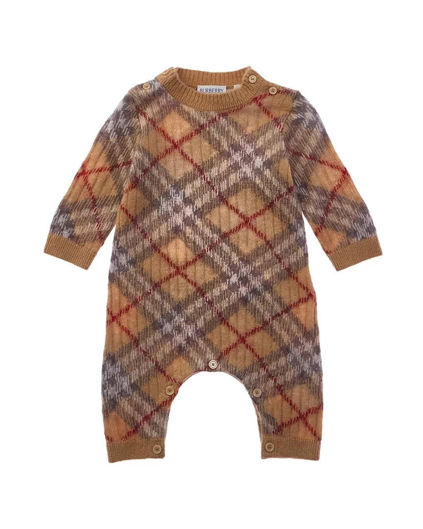 Wool, Silk & Mohair-Blend Bodysuit by Burberry