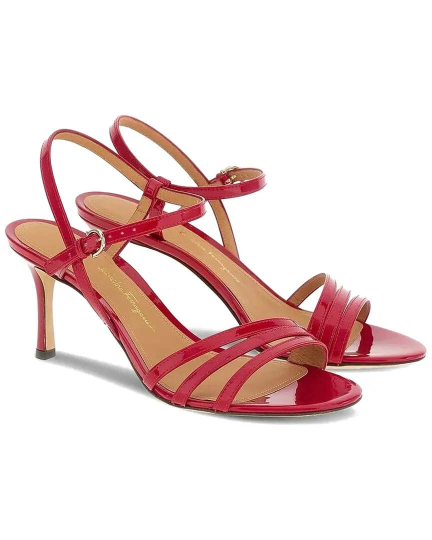 High-Shine 7Mm Leather Sandal by Ferragamo