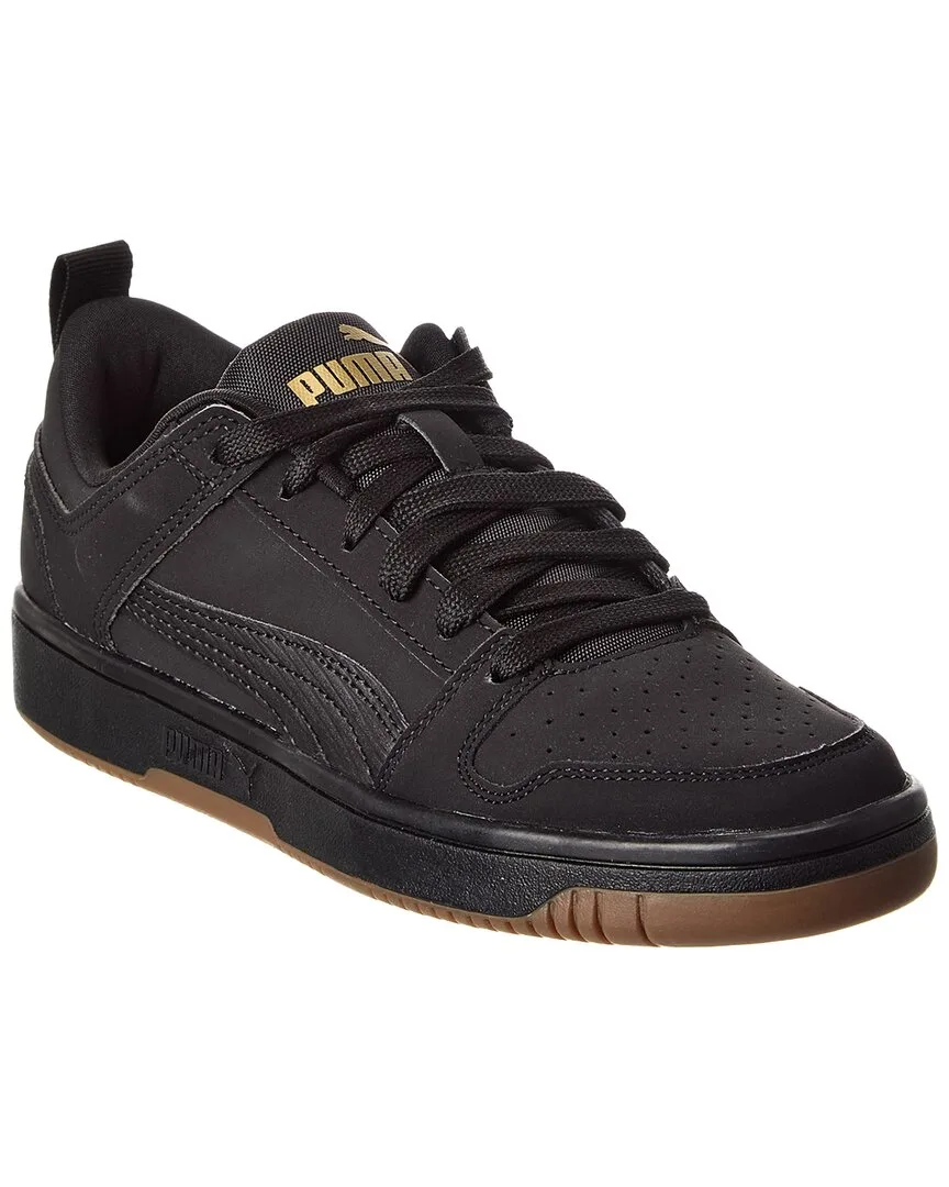 Rebound Layup Lo Jr Leather Sneaker by PUMA