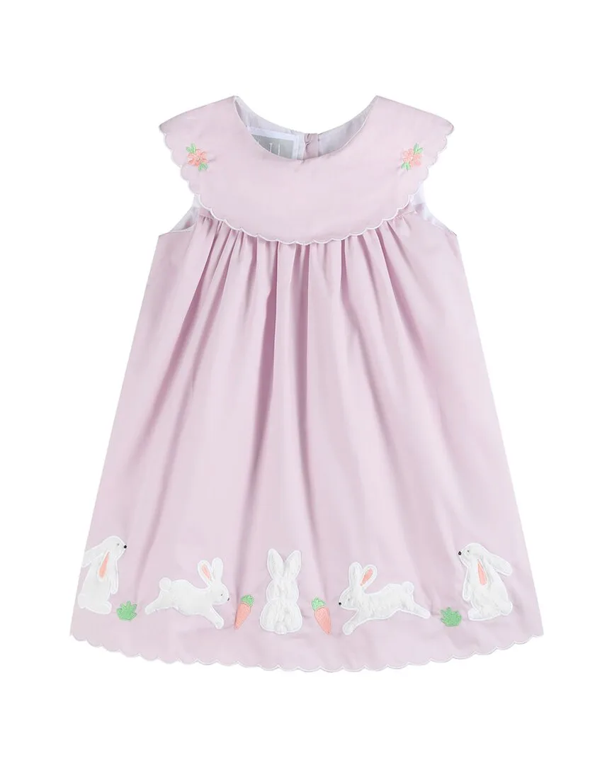 Bunny & Flowers Dress by Lil Cactus
