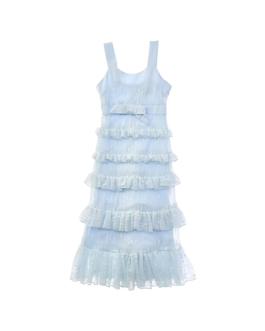 Alicia Tiered Maxi Dress by Bardot