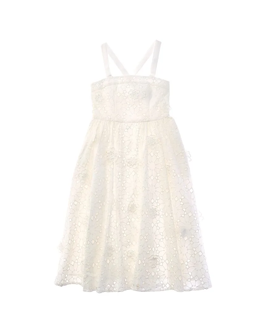 Estie Broderie Midi Dress by Bardot