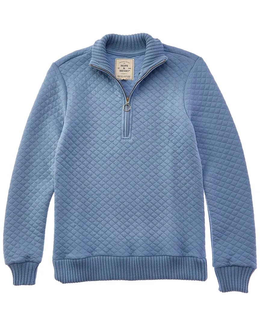 Quilted Pullover by Hope & Henry