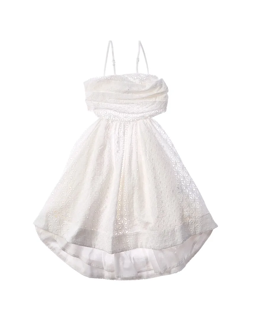 Zarela Broderie Mini Dress by Bardot