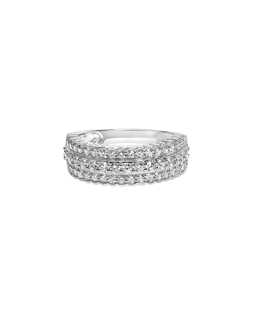 Silver 1.00 ct. tw. Lab-Grown Diamond Band Ring