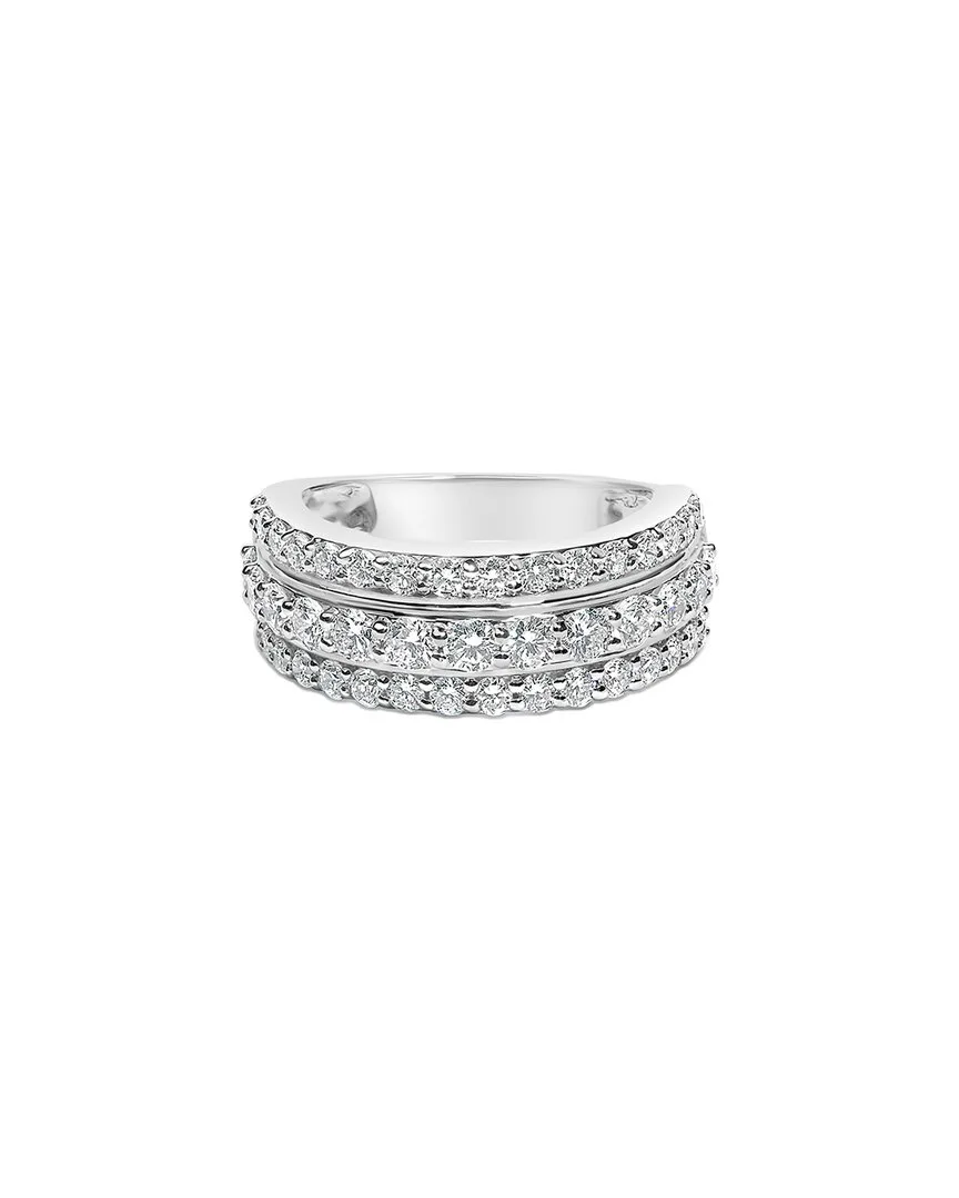 Silver 2.00 ct. tw. Lab-Grown Diamond Band Ring