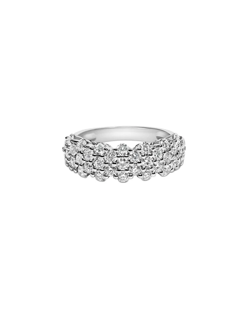 Silver 2.01 ct. tw. Lab-Grown Diamond Band Ring