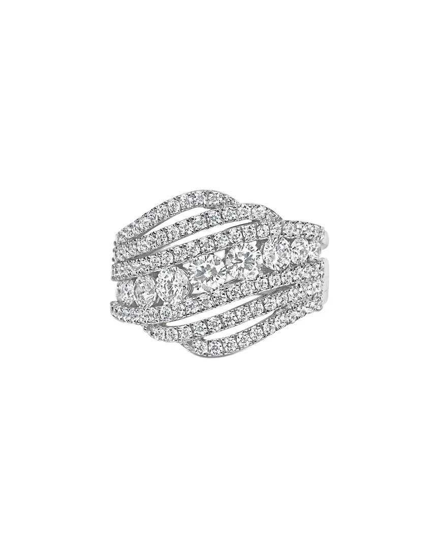 Silver 2.03 ct. tw. Lab-Grown Diamond Band Ring
