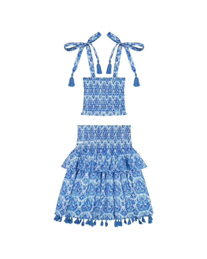 2Pc Noelle Top & Maxi Skirt by Mer St Barth