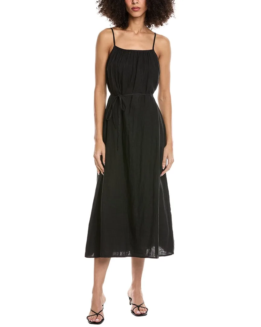 Shirred Cami Linen Maxi Dress by Bella Dahl