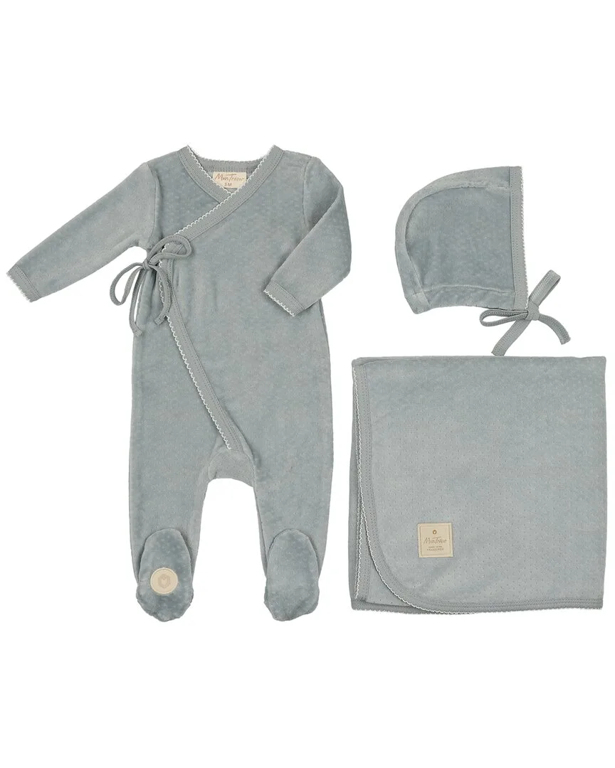 Scallop Wrap Layette Set by Mon Tresor