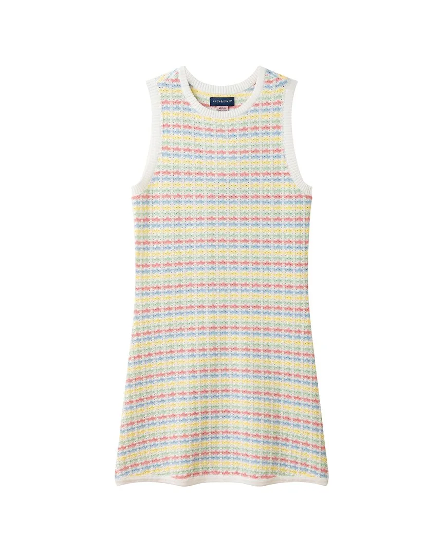 Tween Crochet Tank Dress by Andy & Evan