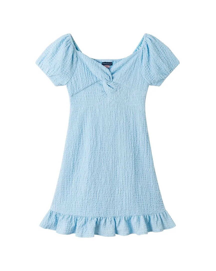 Woven Twist Dress by Andy & Evan