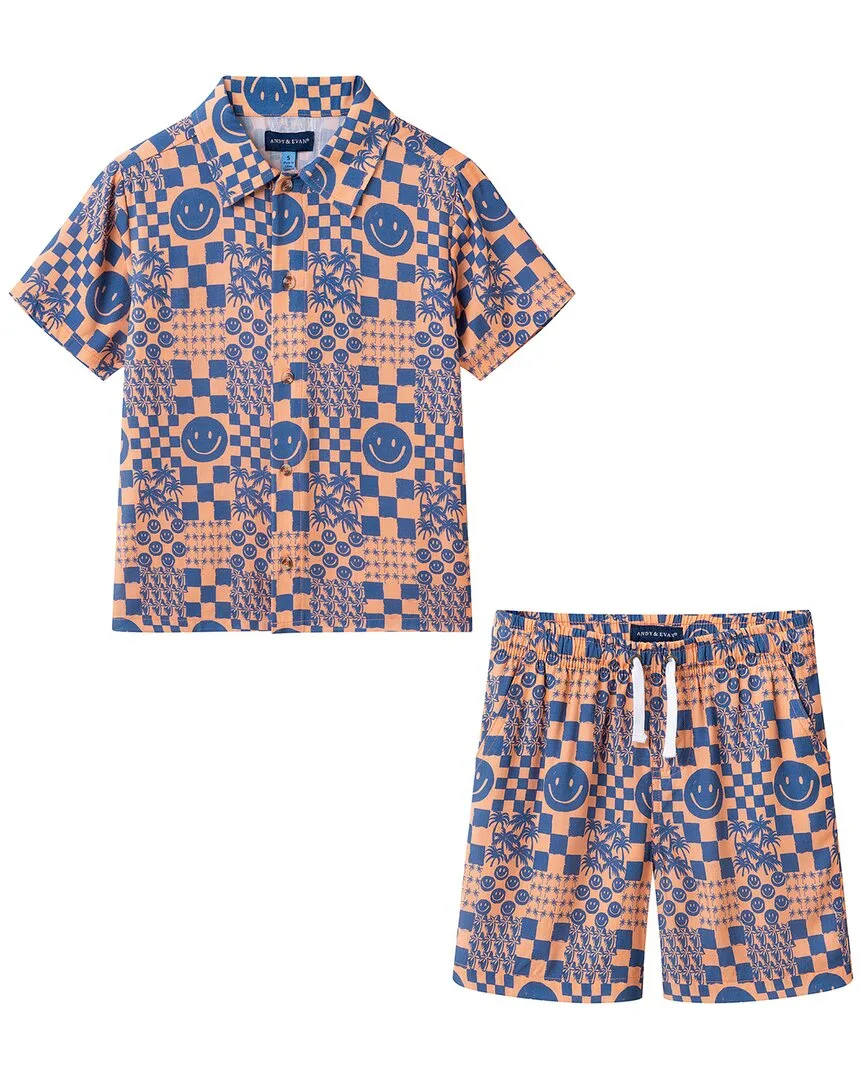2Pc Matching Top & Short Set by Andy & Evan