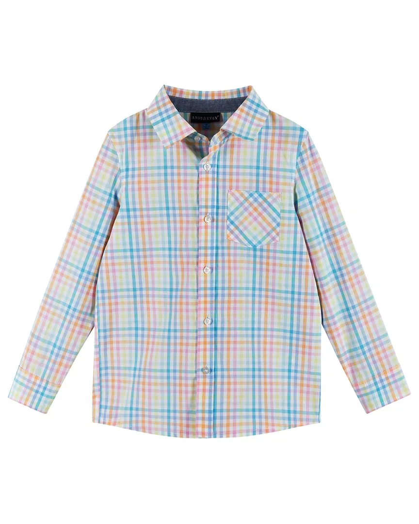 Pastel Plaid Shirt by Andy & Evan
