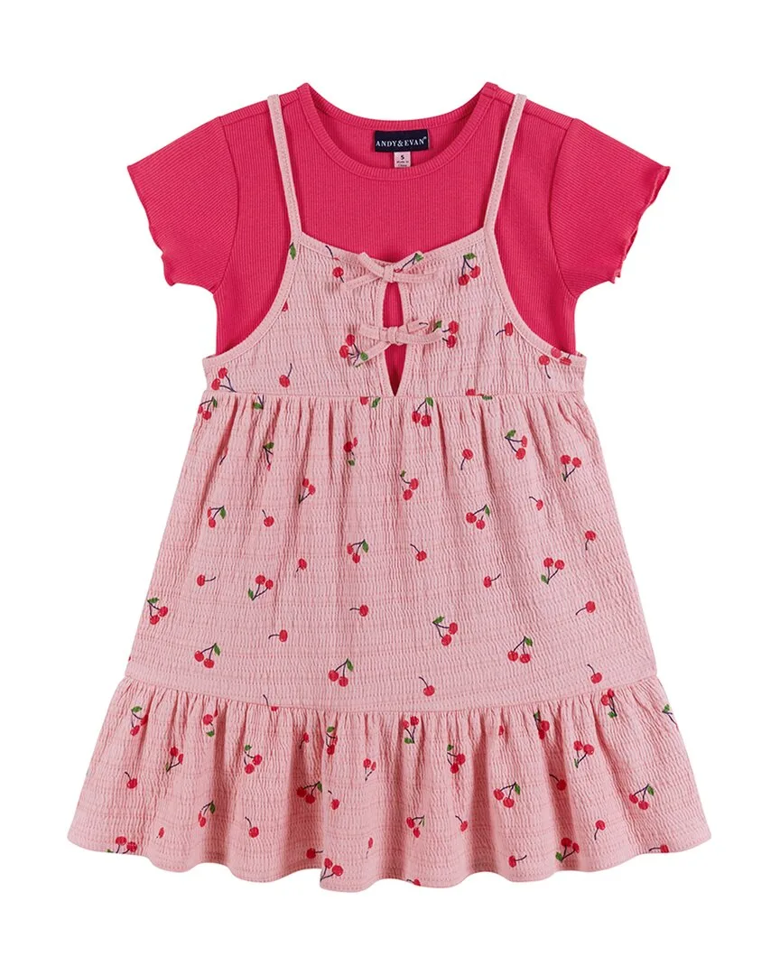 Ribbed T-Shirt and Dress Set by Andy & Evan