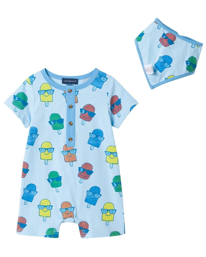 Henley Romper by Andy & Evan