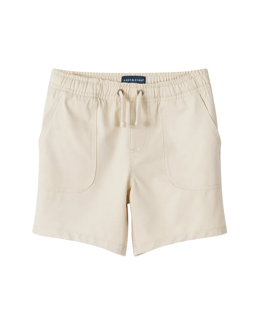 Linen-Blend Short by Andy & Evan