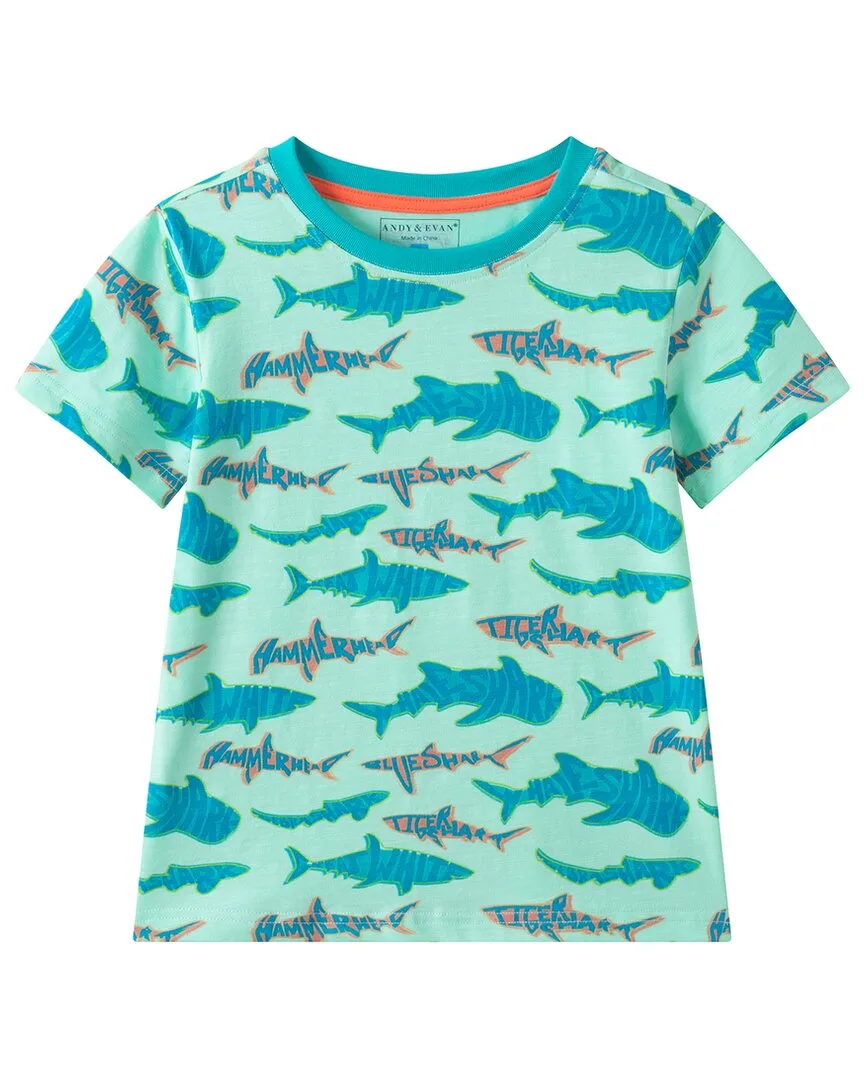 Printed T-Shirt by Andy & Evan