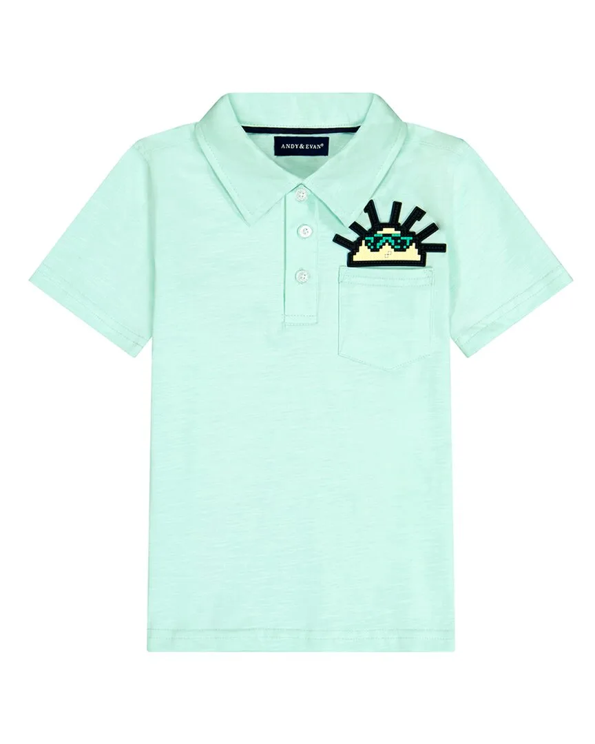 Pocket Polo Shirt by Andy & Evan