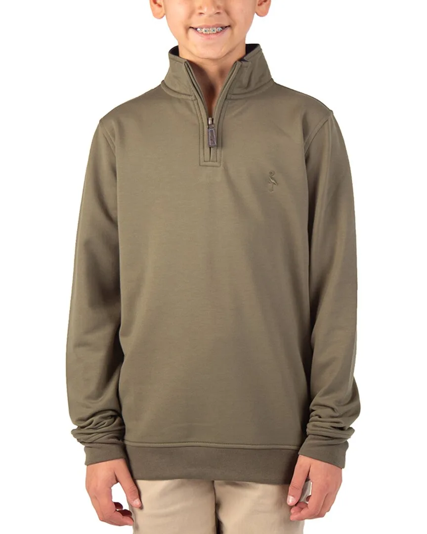 Fleece 1/4-Zip Pullover by Tailorbyrd