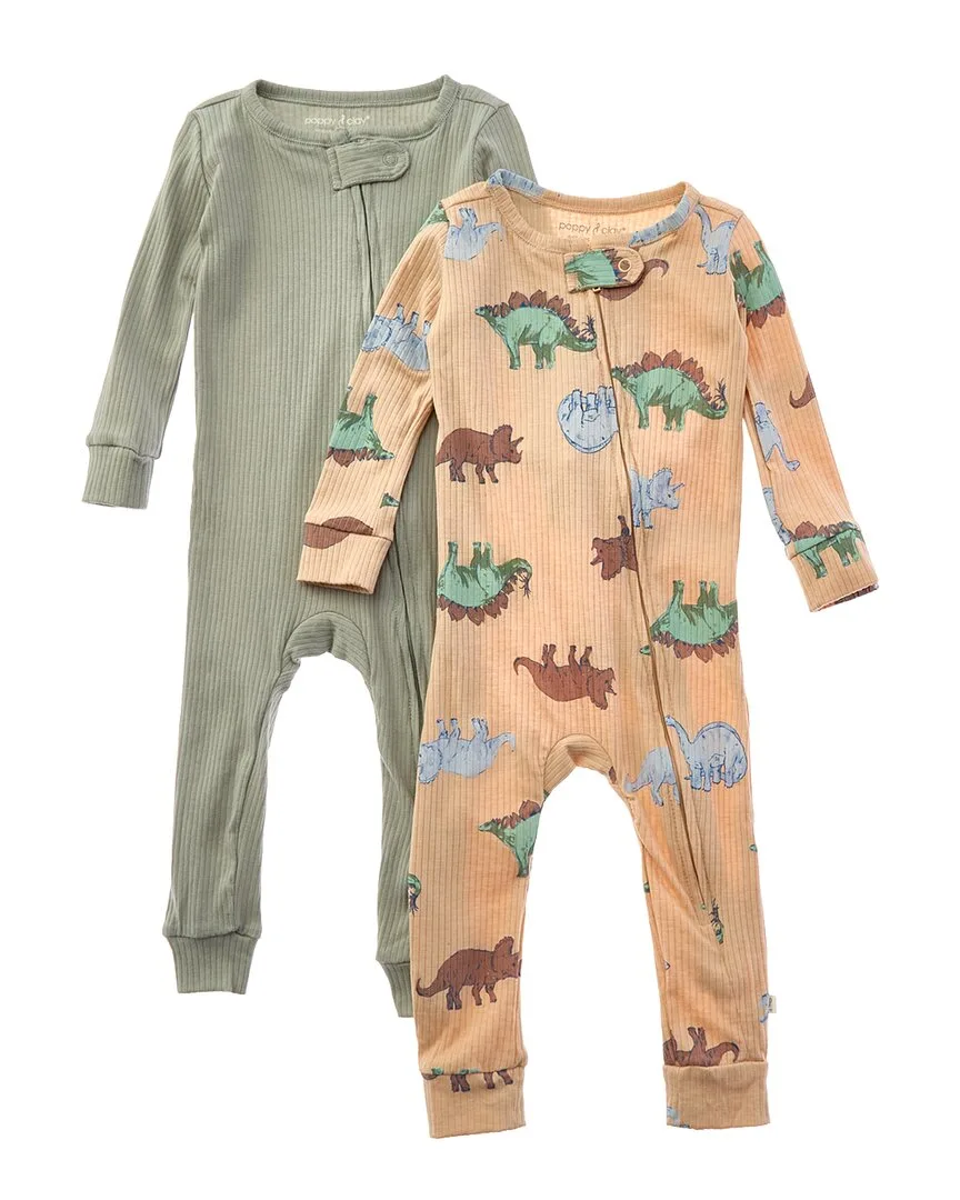 2Pk Harmony Rib Blanket Sleeper by Poppy & Clay