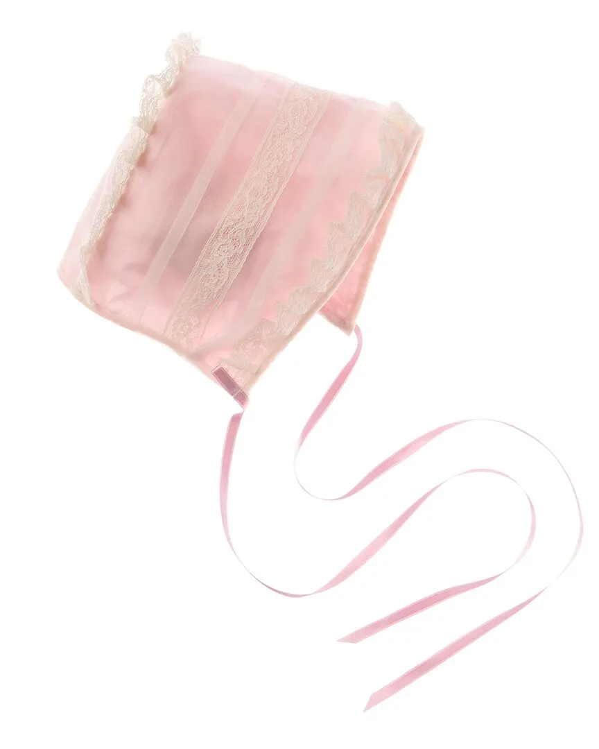Lace Christening Bonnet by Pepa London