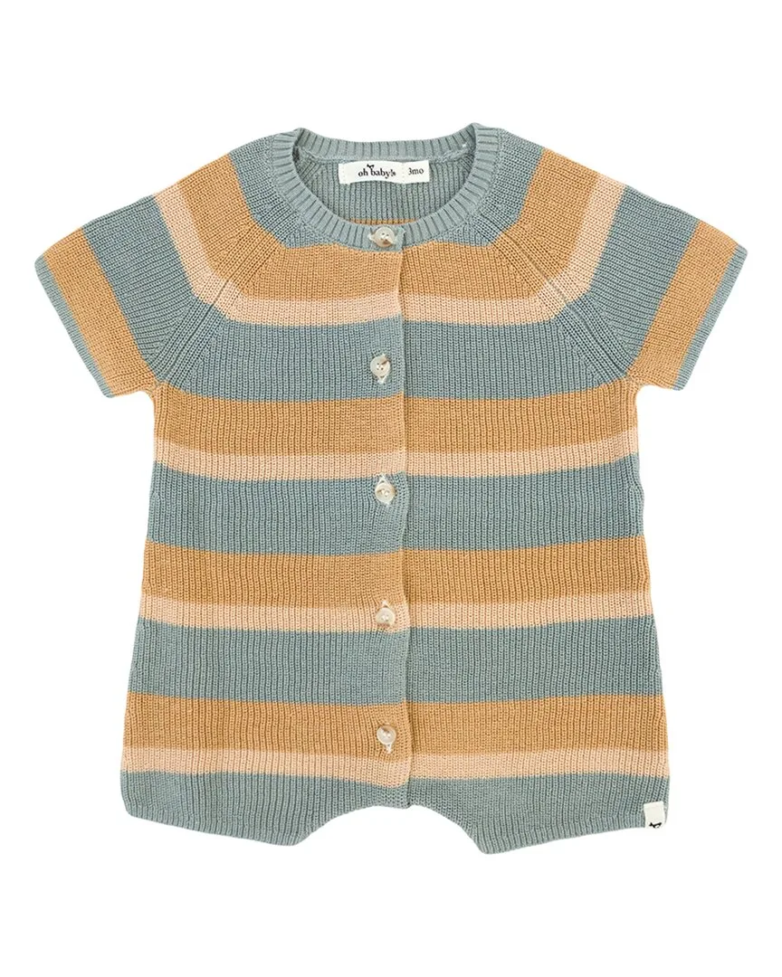 Country Club Knitted Romper by Oh Baby