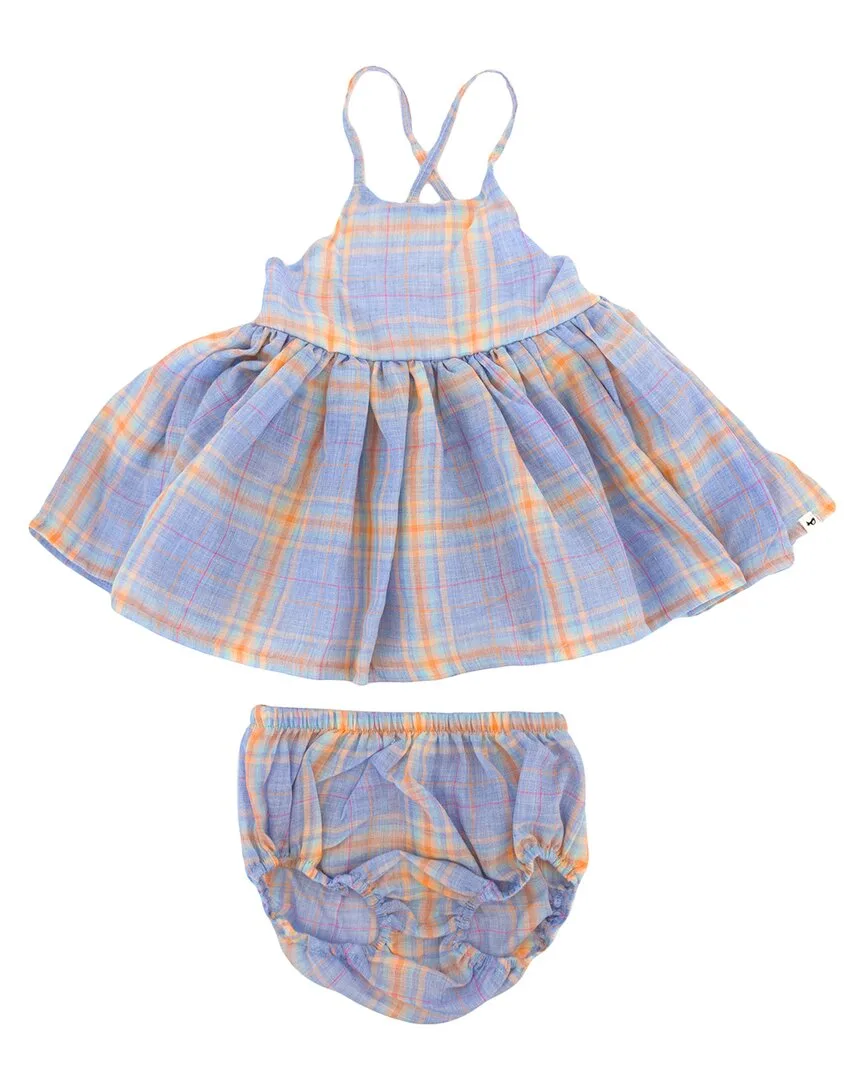 Mandras Plaid Party Dress (panty to 2-3) by Oh Baby