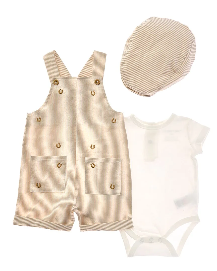 3Pc Shortalls Set by Shabby Chic