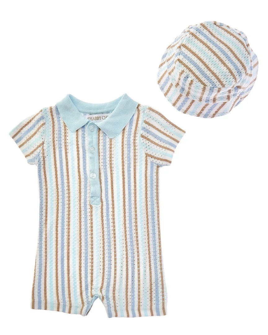 2Pc Shortalls Set by Shabby Chic