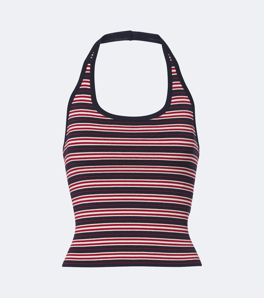 Dorris Striped Cotton-Blend Top by Faithfull