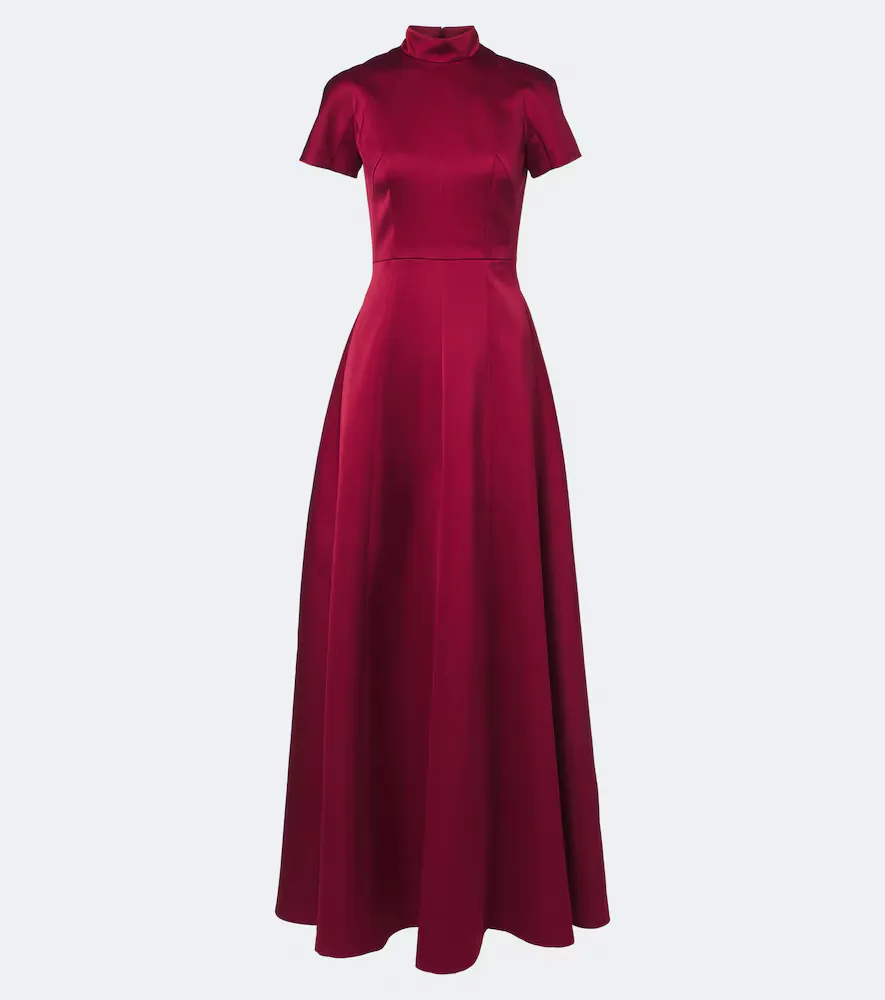 Malinda Satin Gown by Emilia Wickstead