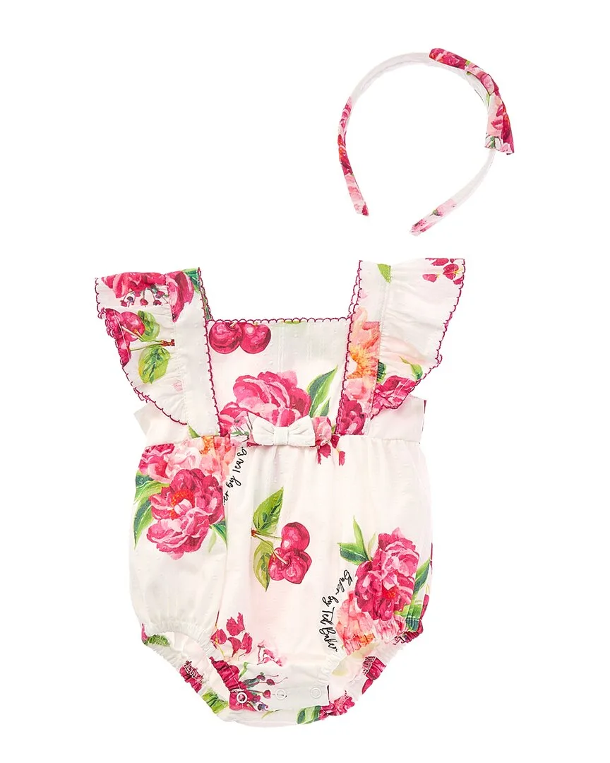 2Pc Romper & Headband Set by Ted Baker