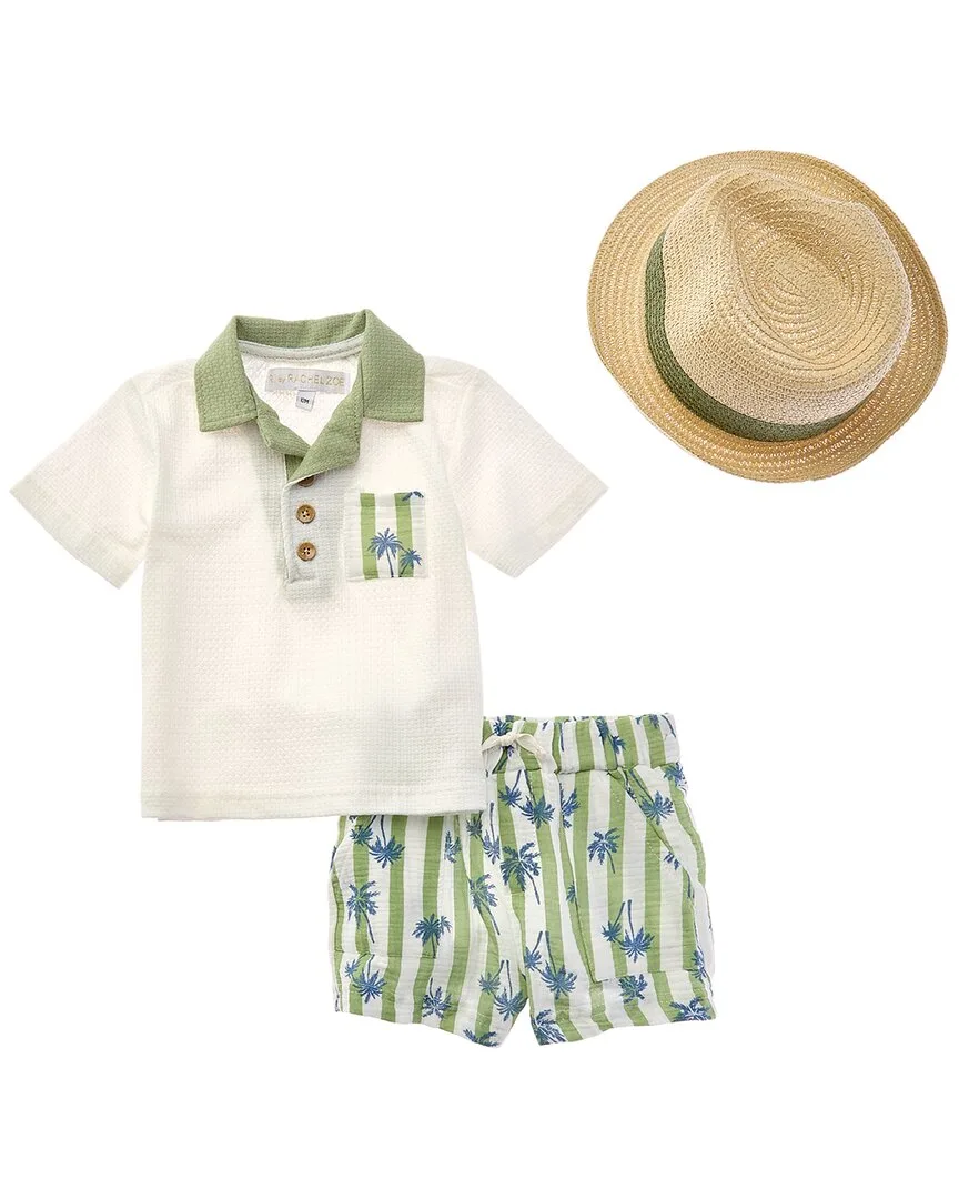 3Pc Top & Short Set by Rachel Zoe
