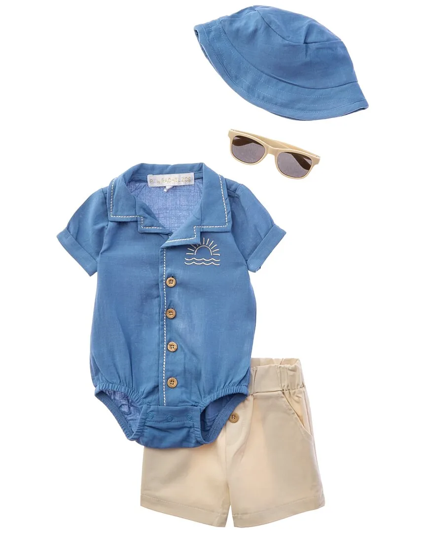4Pc Romper & Short Set by Rachel Zoe