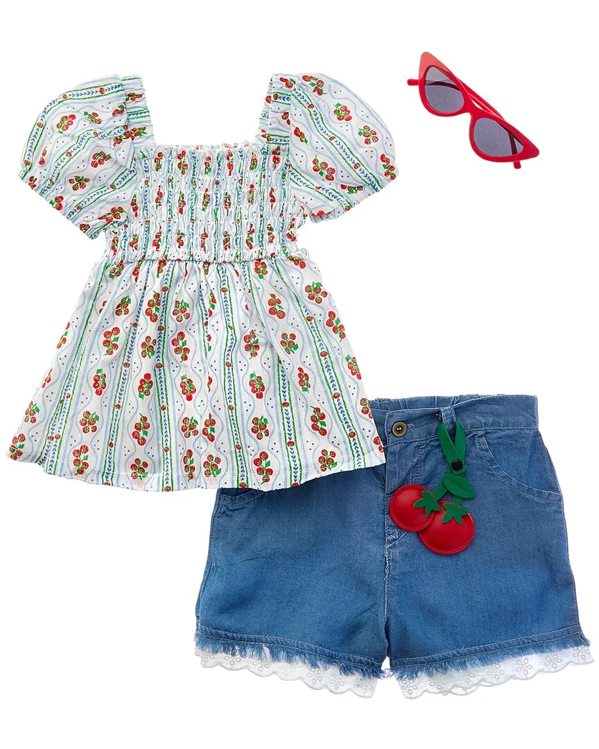 3Pc Top & Short Set by Rachel Zoe