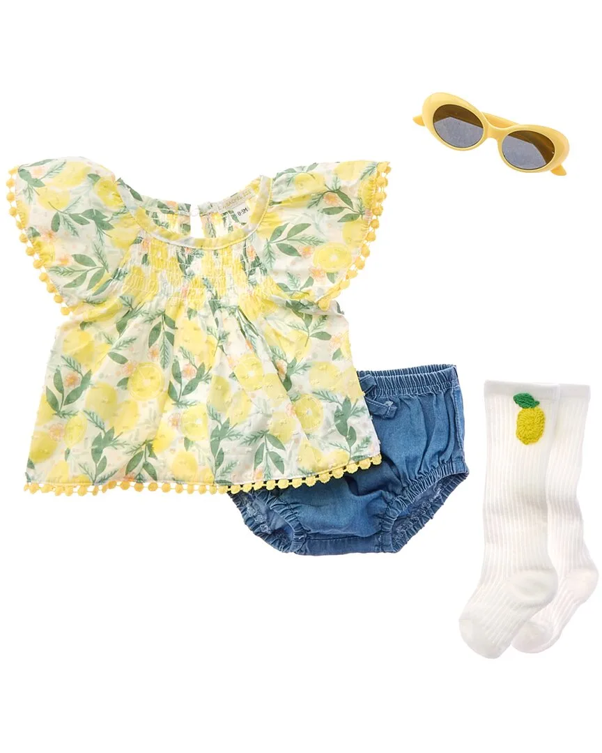 4Pc Top & Short Set by Rachel Zoe