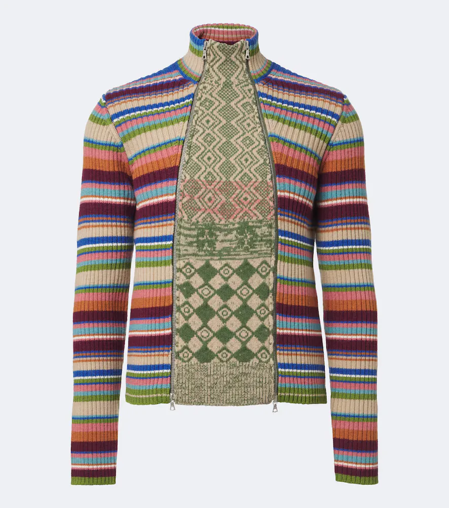 Striped Wool Sweater by Dries Van Noten