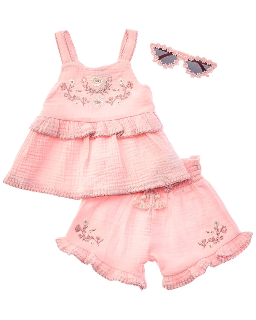 3Pc Top & Short Set by Rachel Zoe