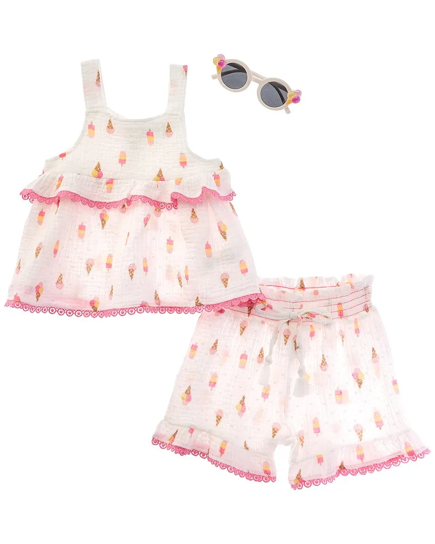 2Pc Top & Short Set by Rachel Zoe