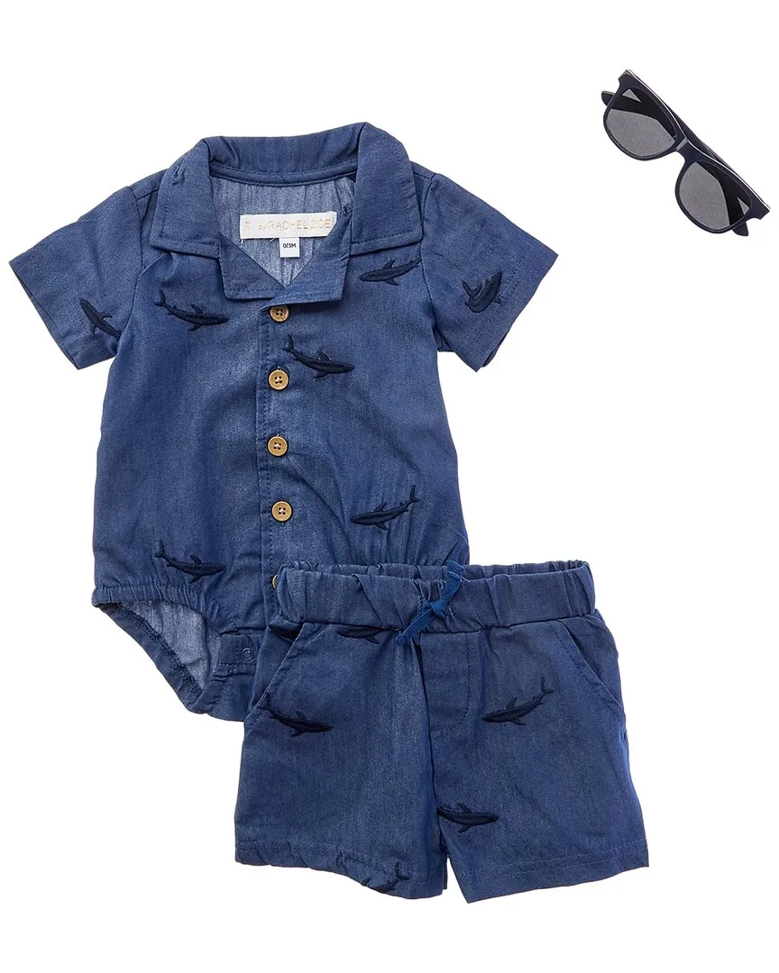 3Pc Top & Short Set by Rachel Zoe