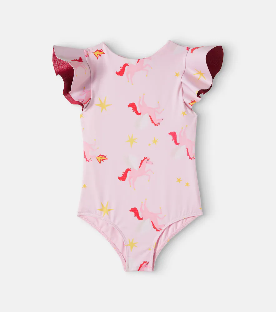 Dayana Printed Ruffled Swimsuit by Pepita&Me