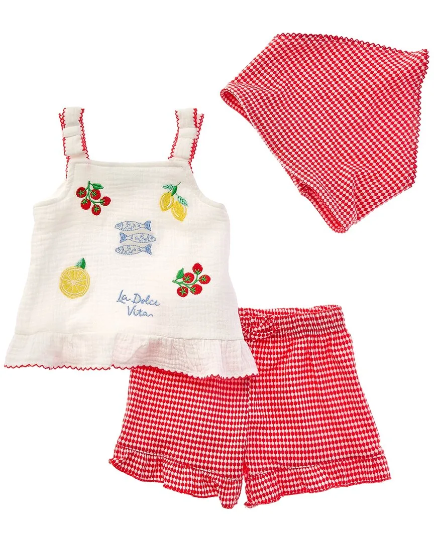 3Pc Top & Short Set by Rachel Zoe